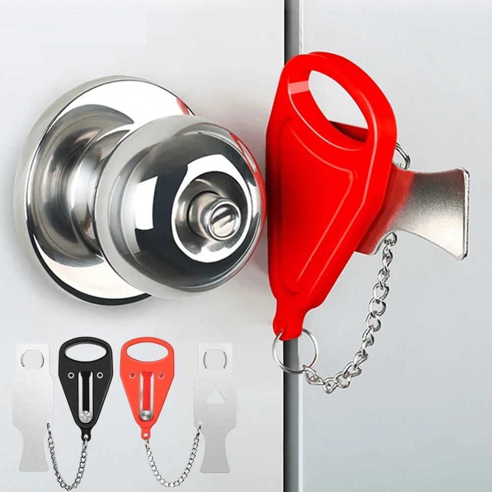 Portable Door  Safety Latch for Travel Accommodation