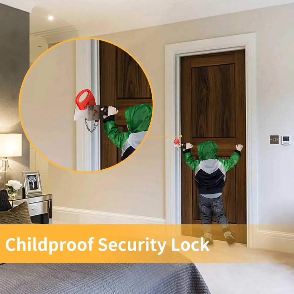 Portable Door  Safety Latch for Travel Accommodation